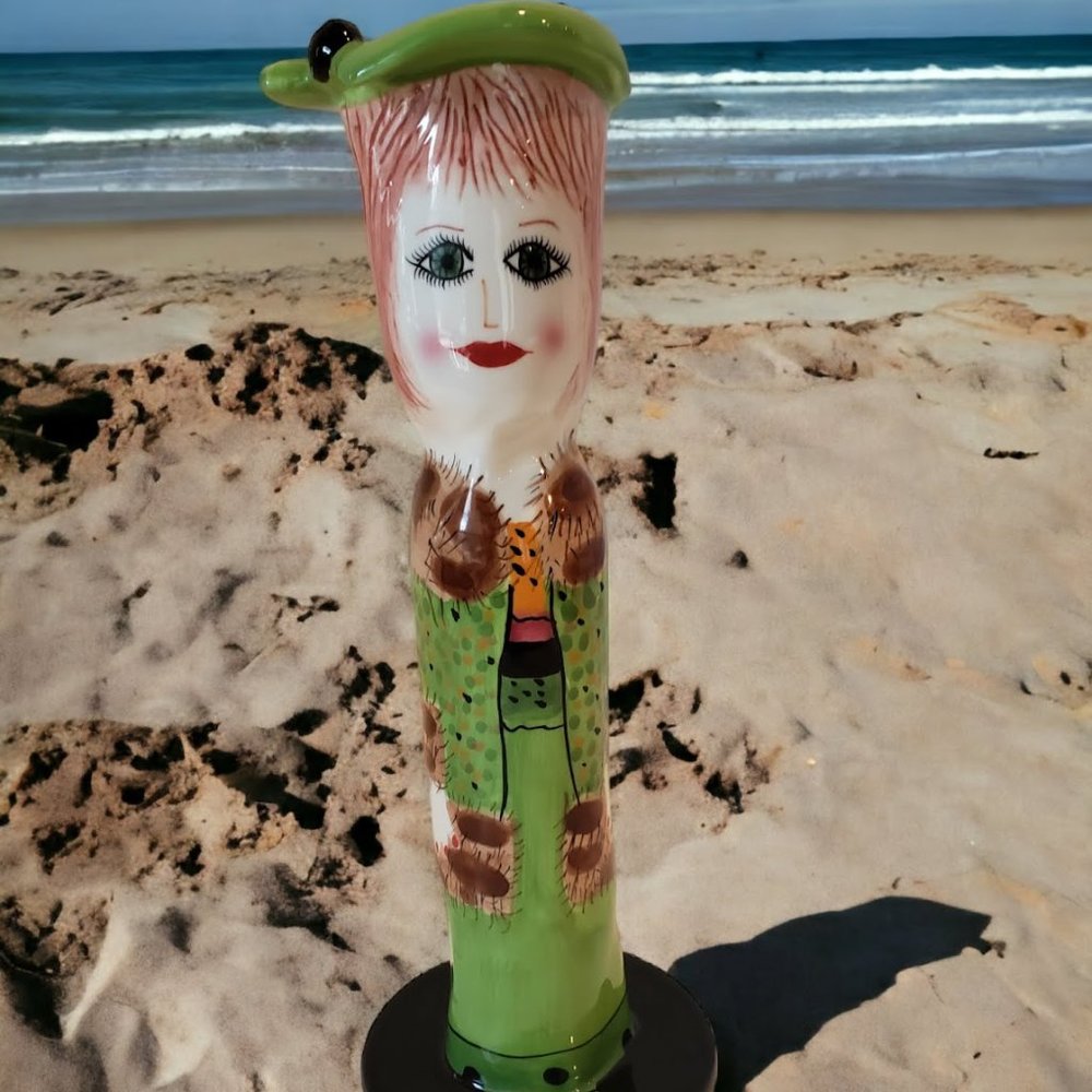 Melinda's Silk Trimed Jacket Bella Casa by ganz Signed By Susan Paley